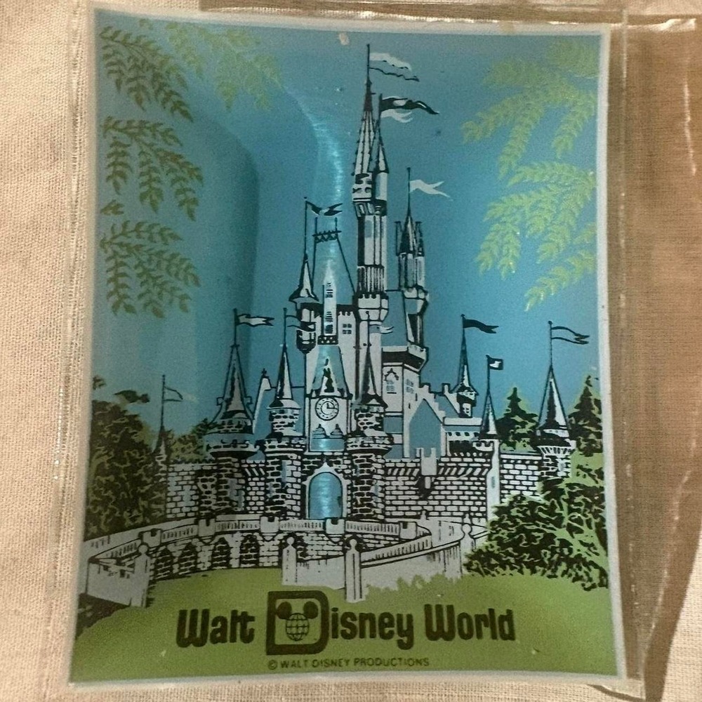 Vintage 1970s Disney parks trinkets tray